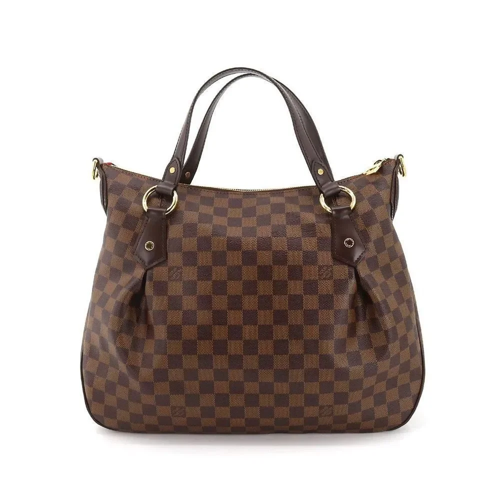 Louis Vuitton Damier Evora MM 2 Way Hand Shoulder Bag Ebene